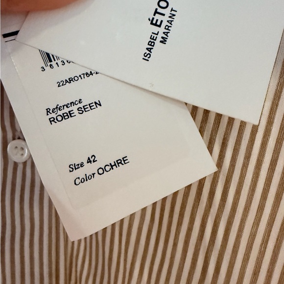 Isabel Marant Etoile Robe Seen‎ Dress in Ocre - Picture 13 of 13